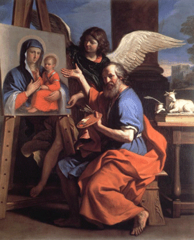 St. Luke painting the Virgin and Child