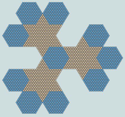 Genesis 1:1 as a Tessalated Trefoil. Click to view Vernon Jenkin's article.