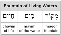 Fountain of Life (Hebrew)